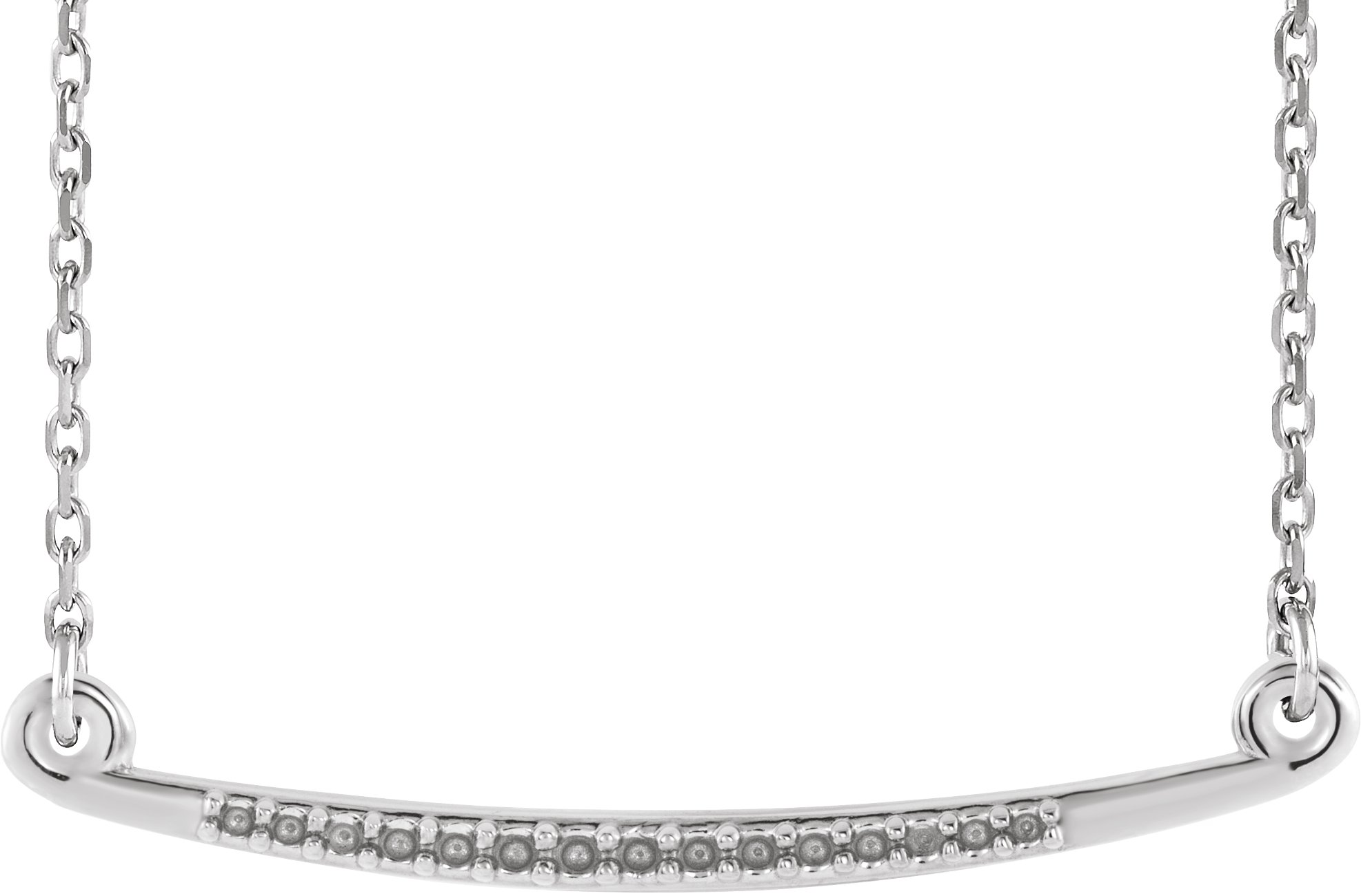 Curved Bar Necklace or Center