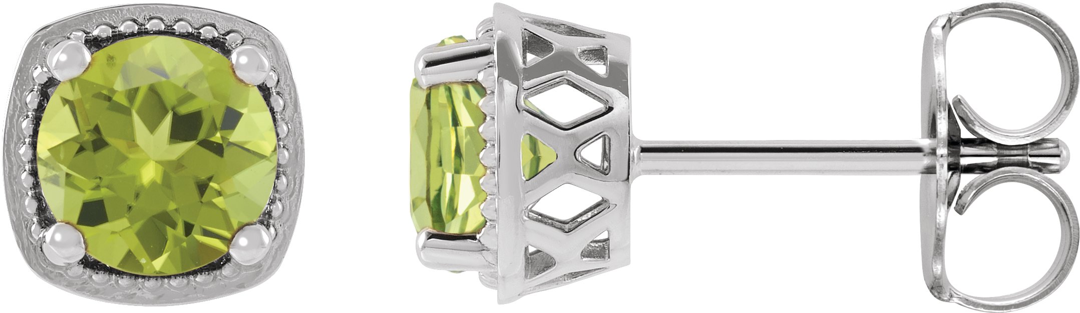 Round 4-Prong Earrings