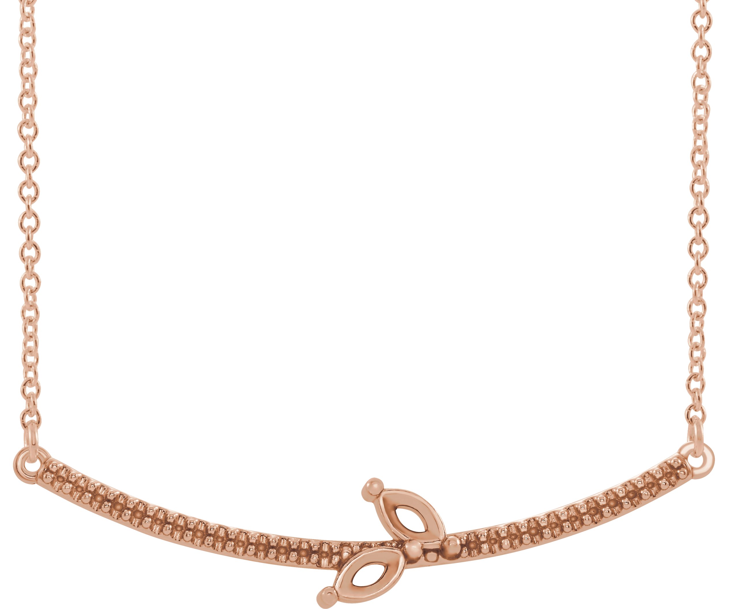 Family Curved Bar Necklace or Center
