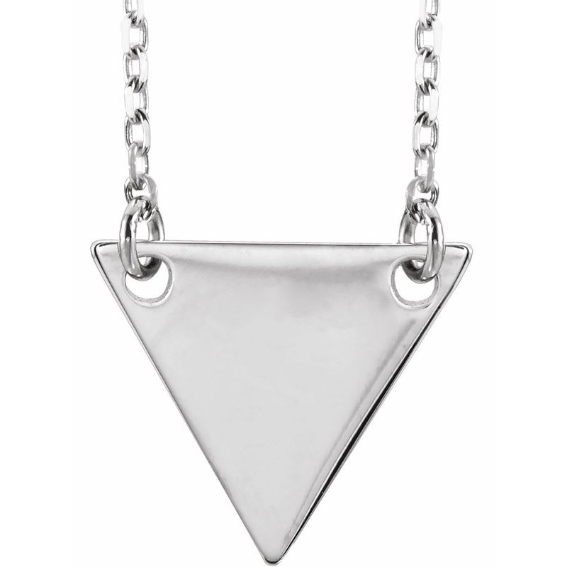 Engravable Geometric Necklace
