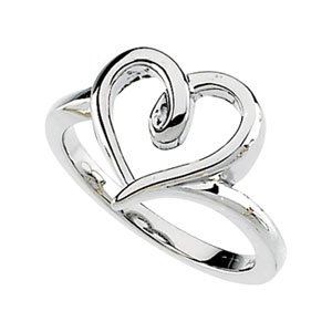 Sterling Silver Heart Ring