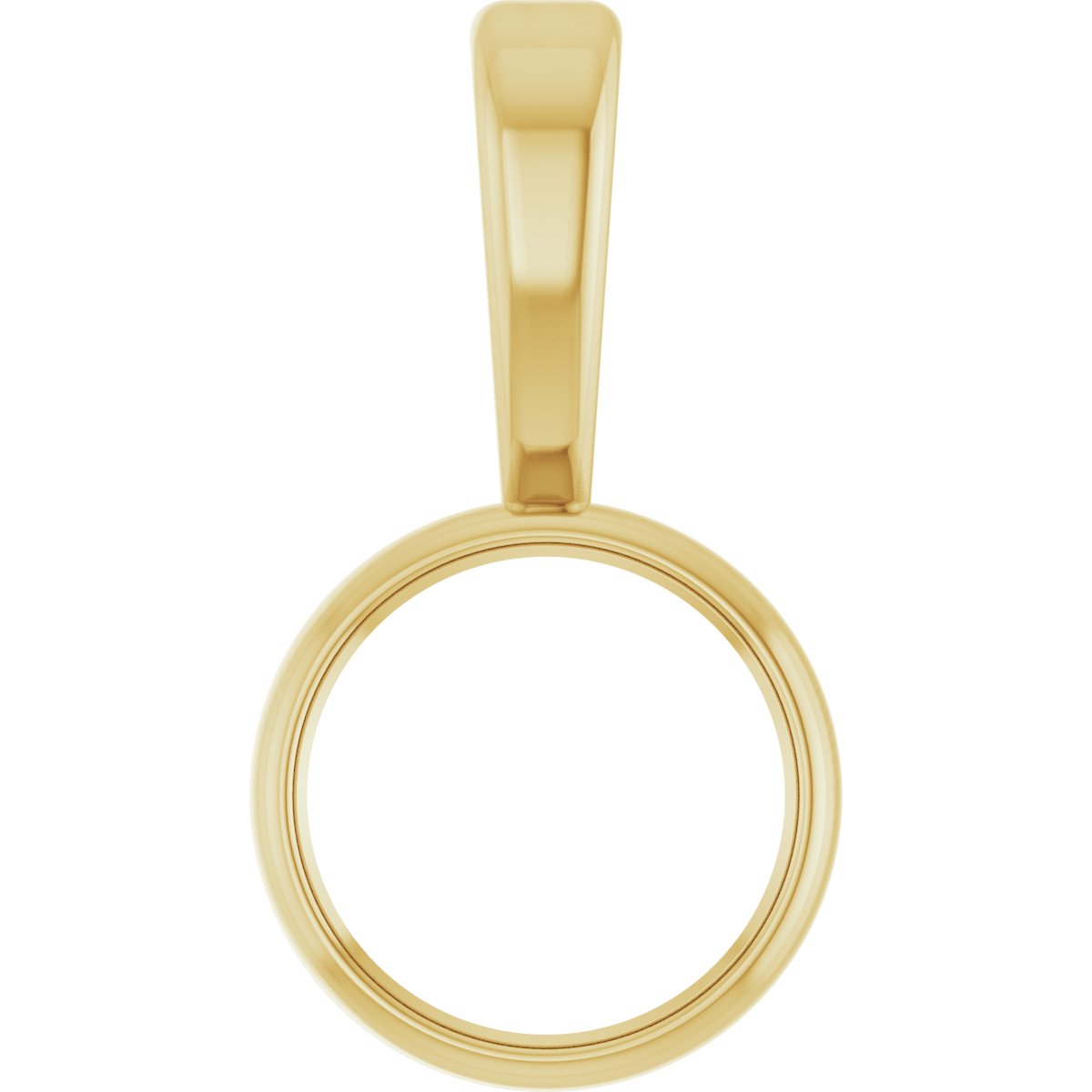 Bezel-Set Solitaire Necklace or Pendant