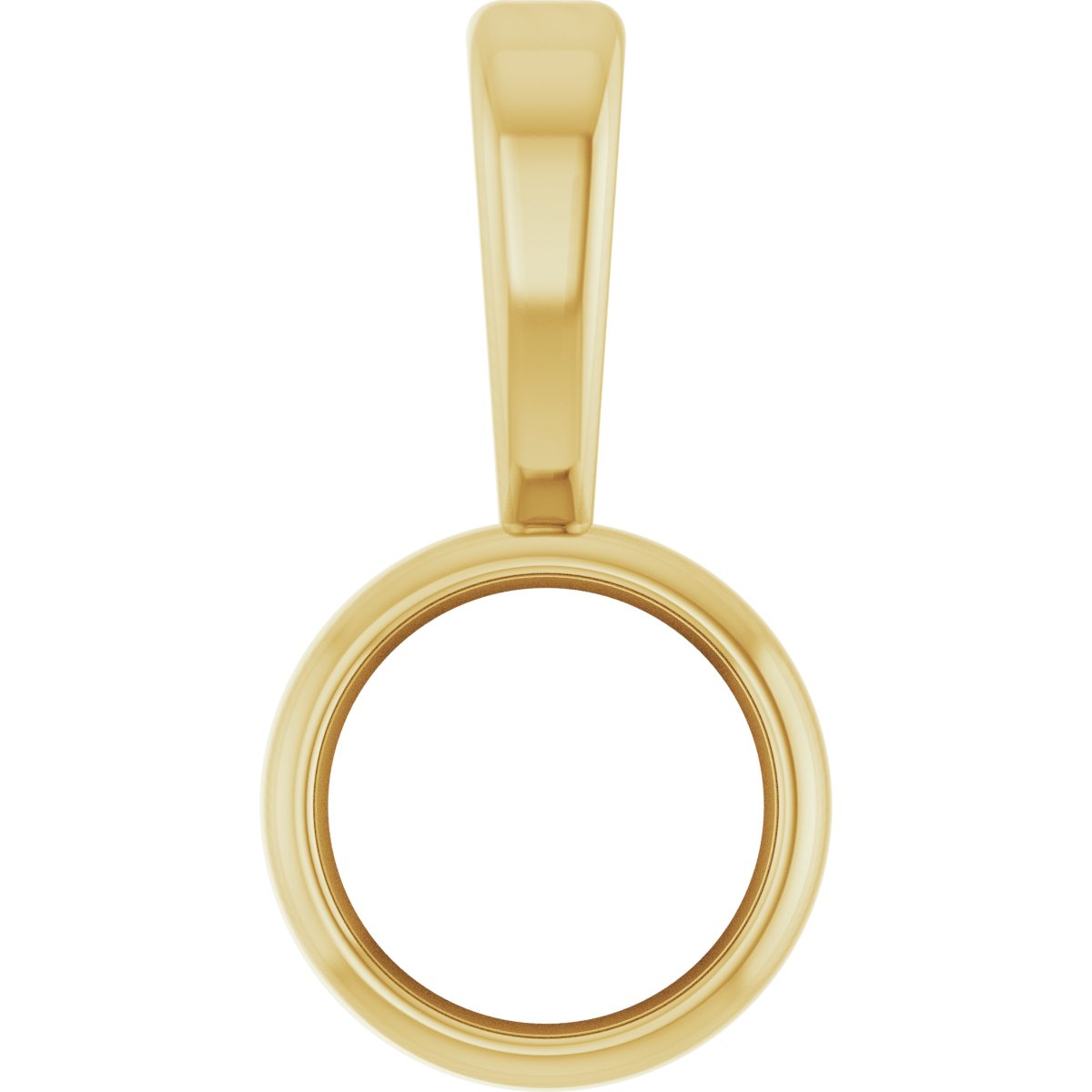 Bezel-Set Solitaire Necklace or Pendant