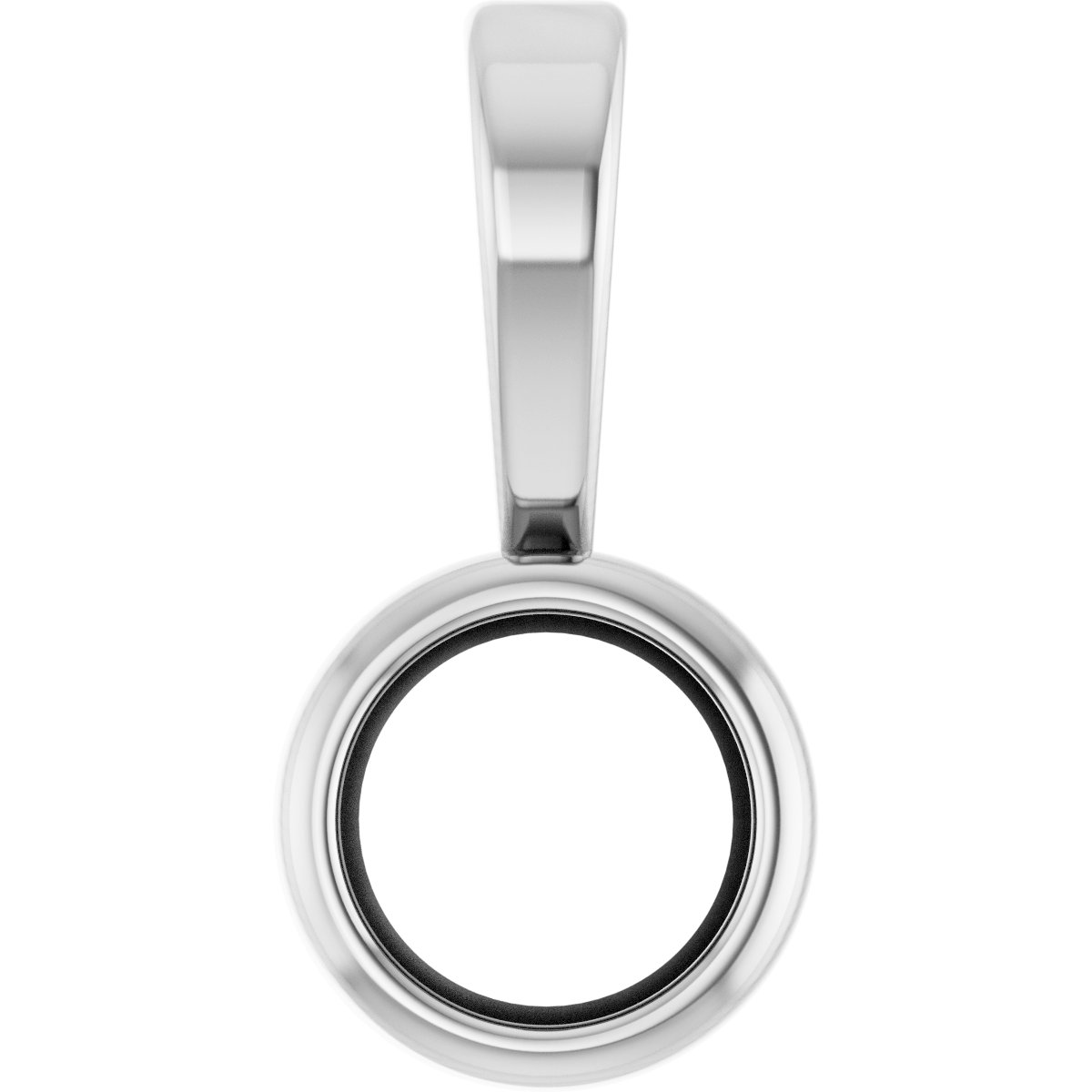 Bezel-Set Solitaire Necklace or Pendant