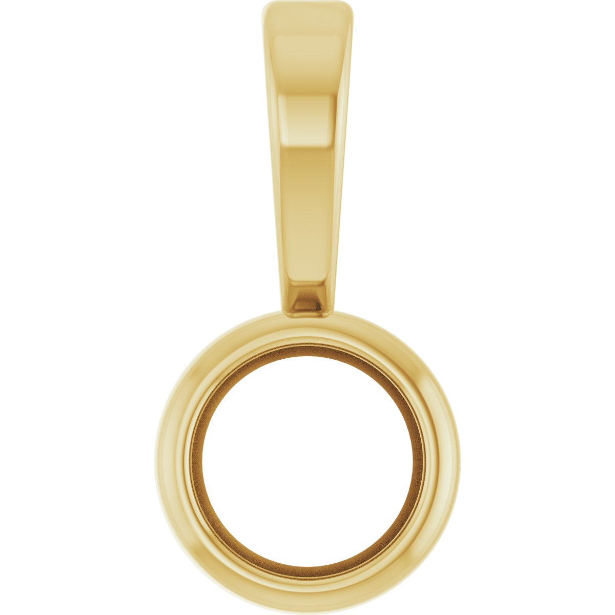 Bezel-Set Solitaire Necklace or Pendant