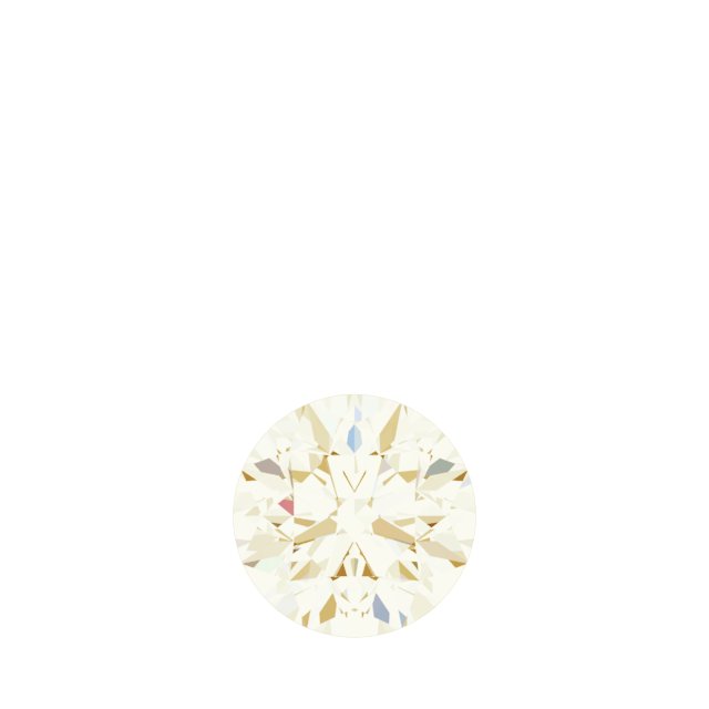 14K Yellow .06 CT Natural Diamond Bezel-Set Solitaire Pendant