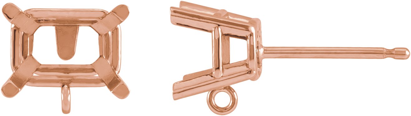 Basket Stud Earring Top