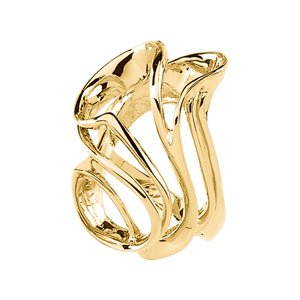 14KY 28 x 20mm Metal Fashion Ring Ref 342500