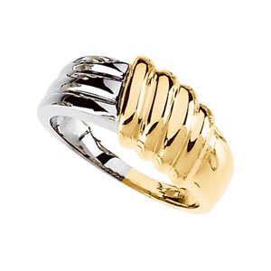 14K White Fashion Ring