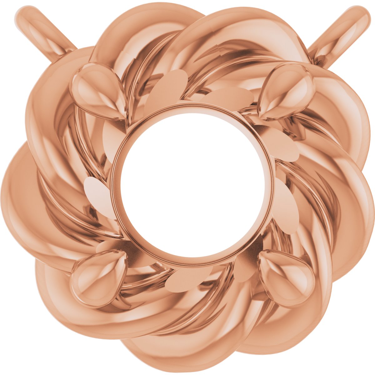 Claw-Prong Rope Necklace or Center