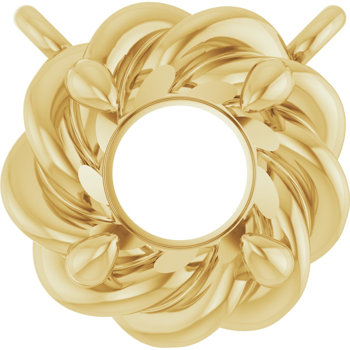 Claw-Prong Rope Necklace or Center