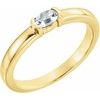14K Yellow Sapphire Oval Stackable Family Ring Ref 16232409