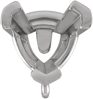 Trillion V-Prong Earring Setting
