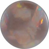 Round Genuine Gray Opal (Notable Gems®)