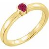 14K Yellow Ruby Family Stackable Ring Ref 16232453