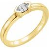 14K Yellow Sapphire Marquise Stackable Family Ring Ref 16232348