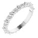 14K White 1/10 CTW Natural Diamond Accented Eternity Band Size 6