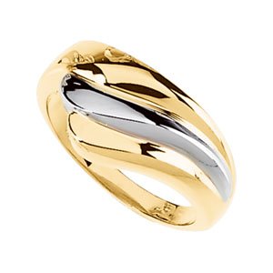 14K Yellow Freeform Ring