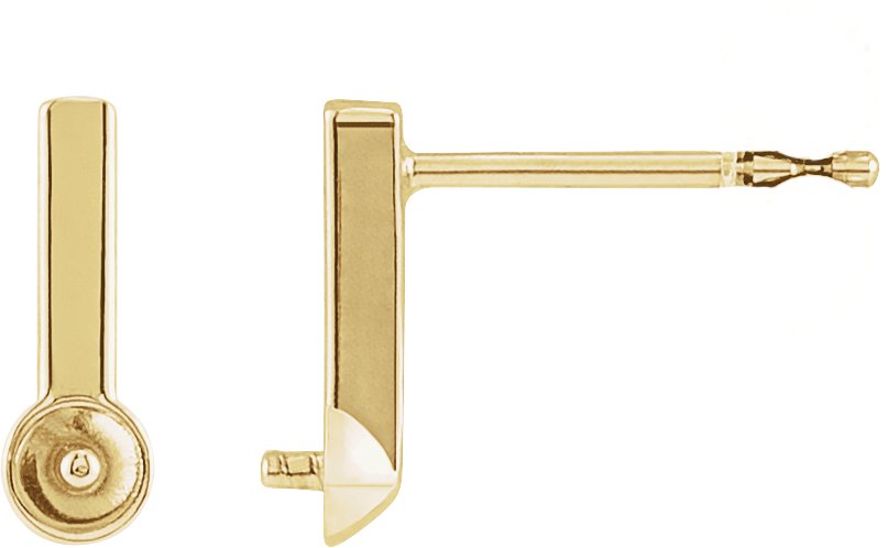 Pearl Bar Earrings