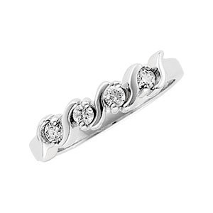 Platinum Diamond Anniversary Band .25 CTW Ref 125660