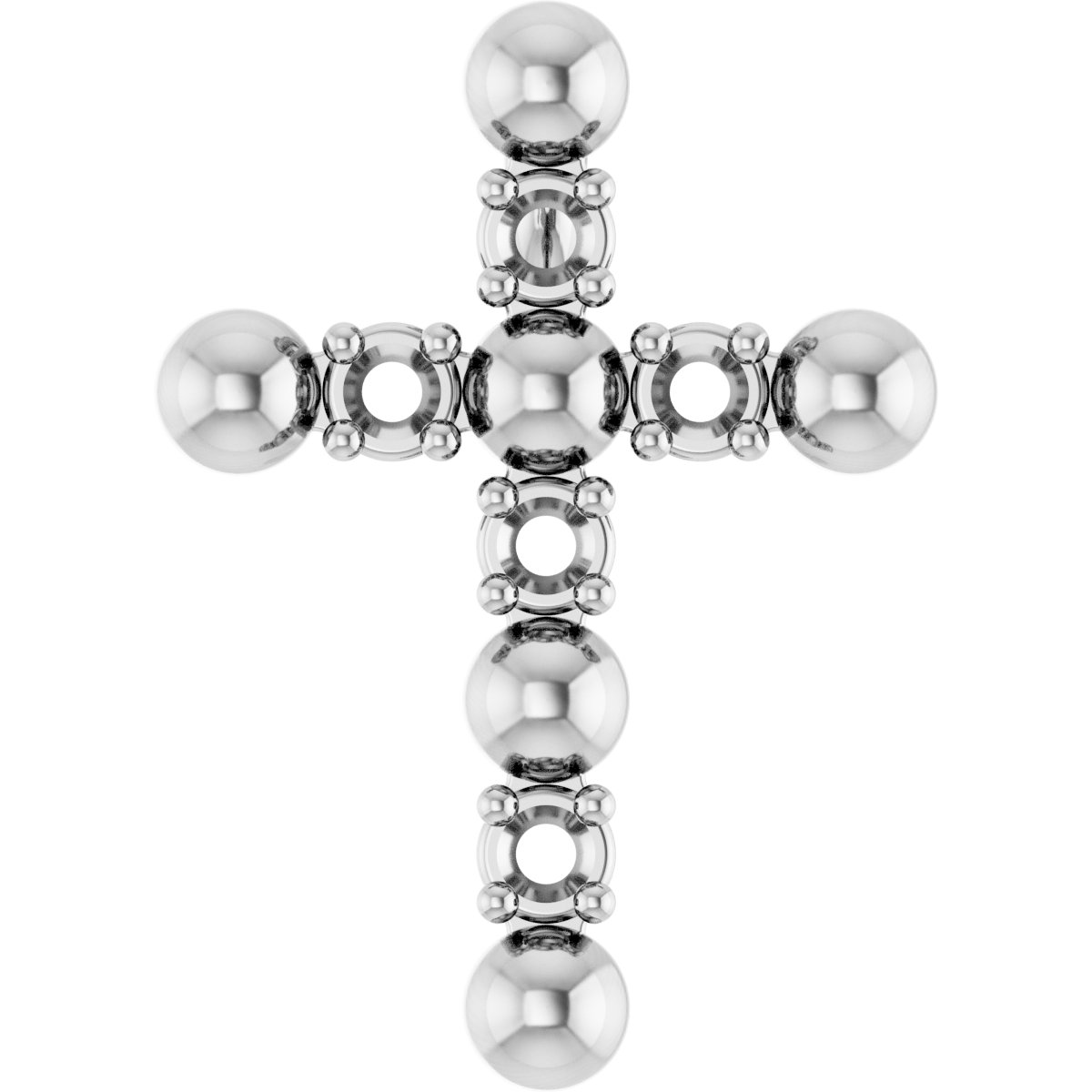 Beaded Cross Necklace or Pendant