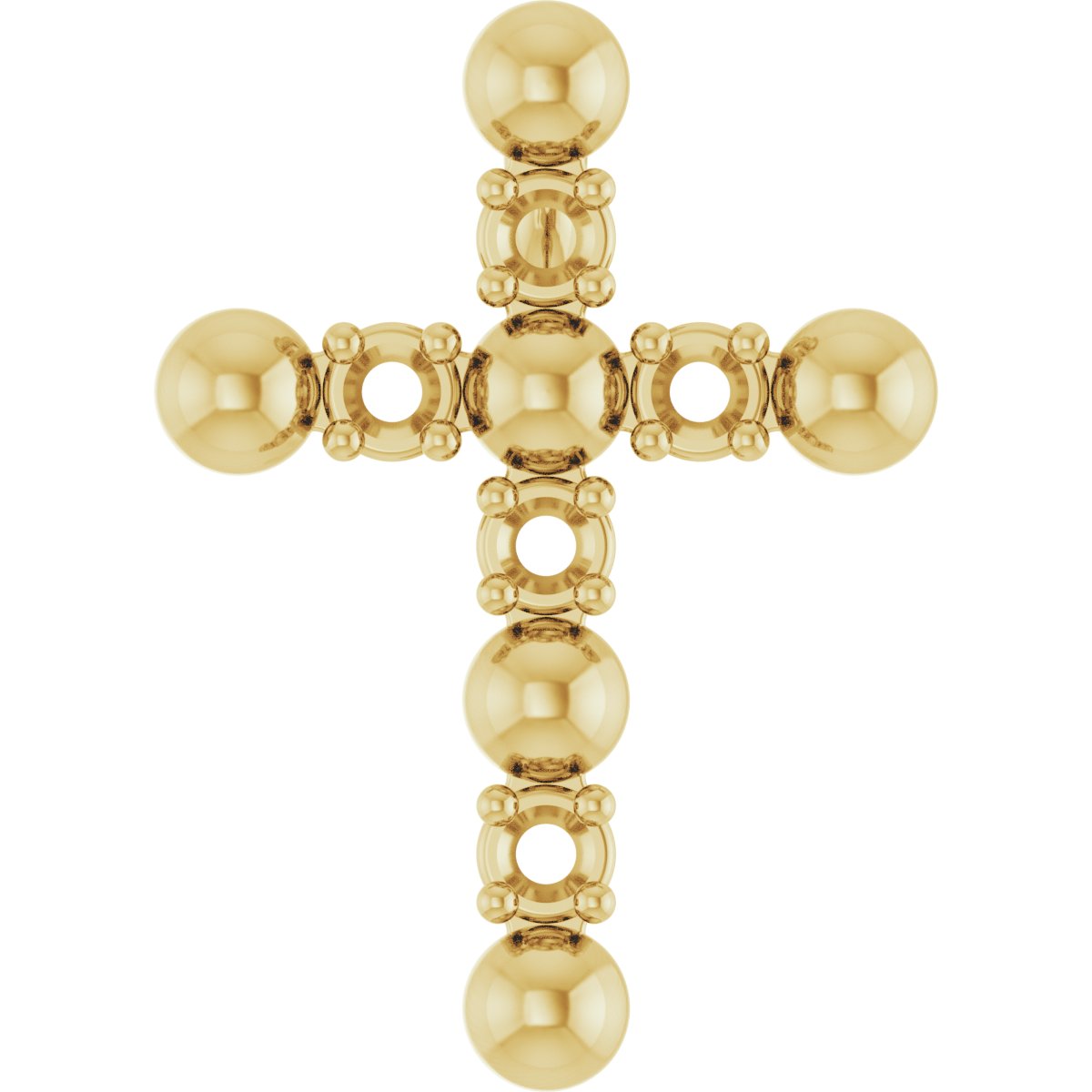 Beaded Cross Necklace or Pendant