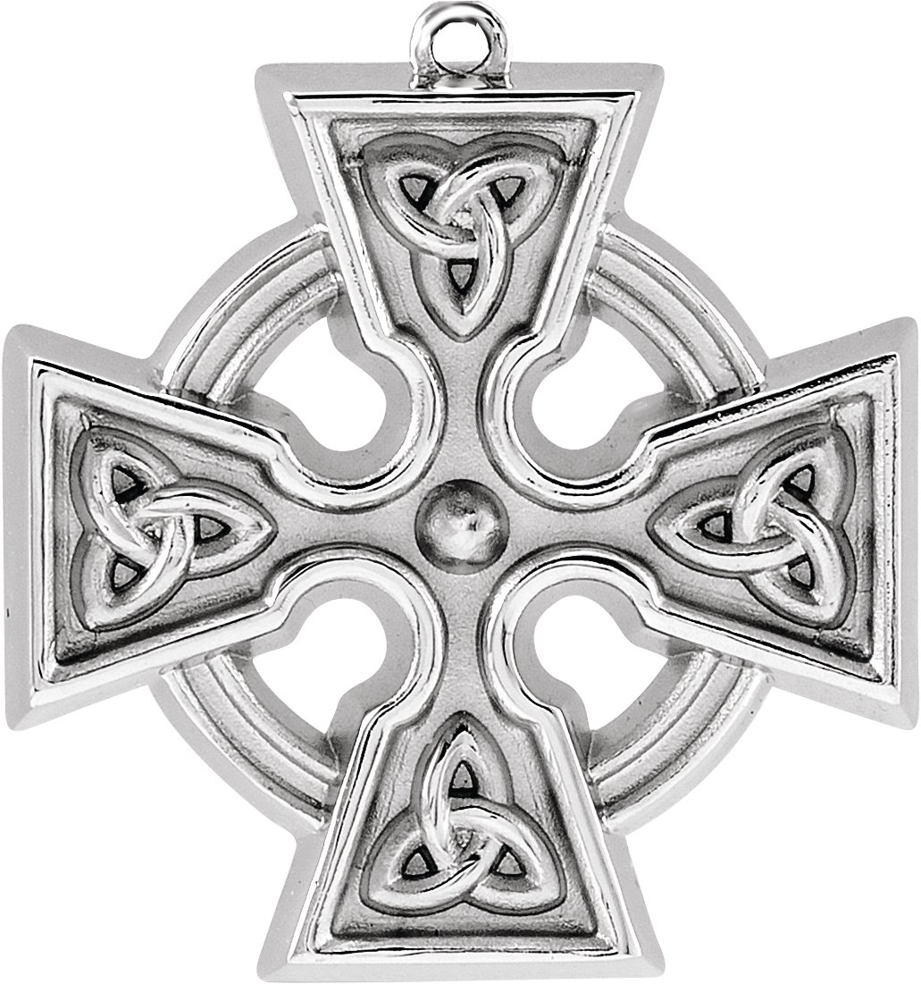 Celtic-Inspired Cross Dangle