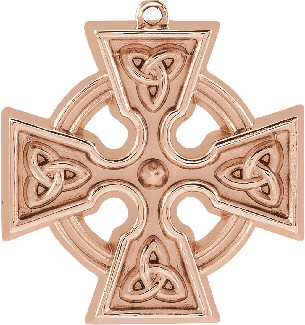 Celtic-Inspired Cross Dangle