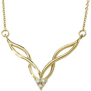 Diamond Necklace .08 CTW Ref 573136