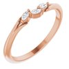 14K Rose 0.10 CTW Natural Diamond Ring Ref 18116052