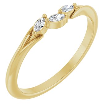 14K Yellow 0.10 CTW Natural Diamond Ring Ref 18116050