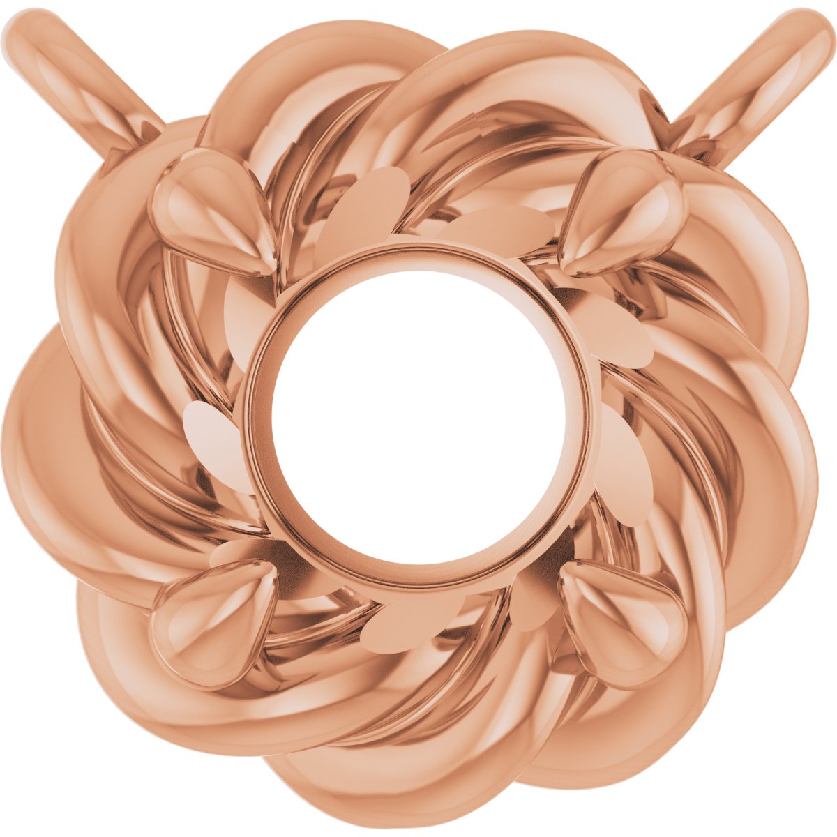 Claw-Prong Rope Necklace or Center