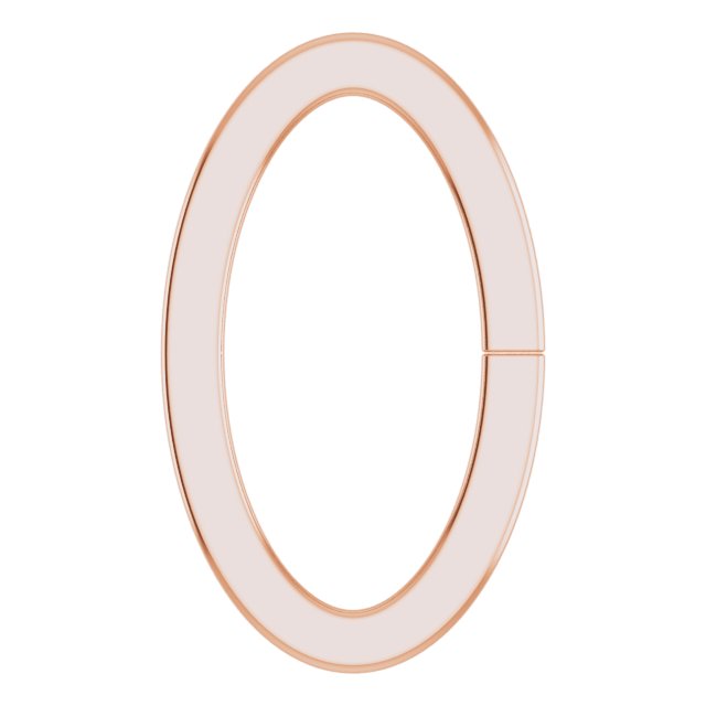 4x2 mm ID Oval Jump Ring with Square Wire