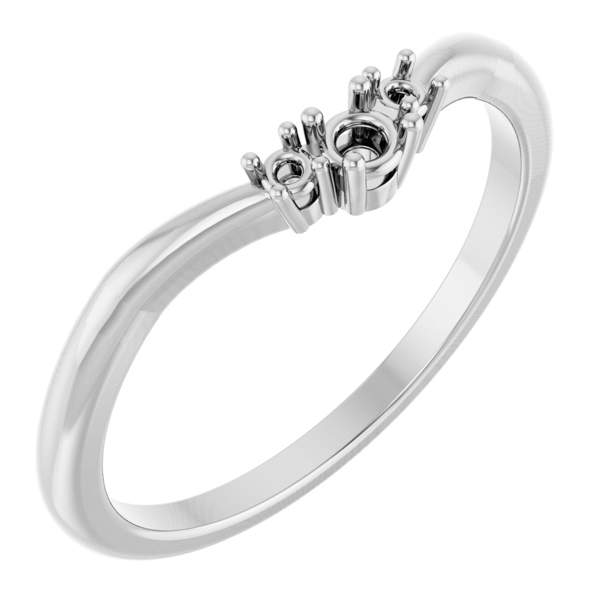 Accented Engagement Ring or Band