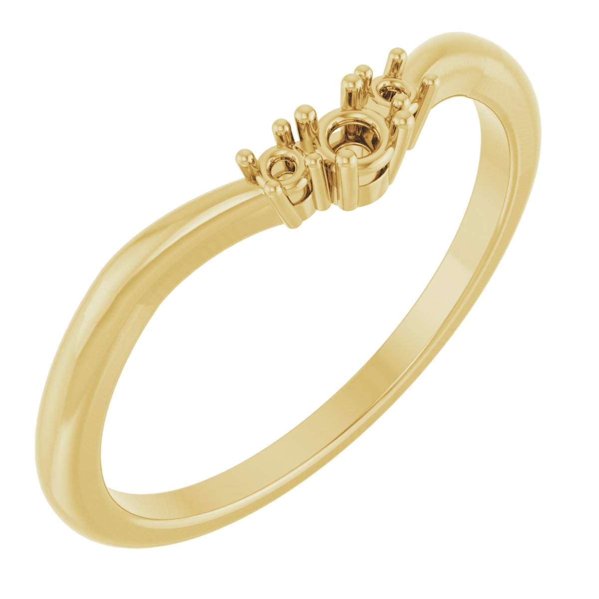 Accented Engagement Ring or Band
