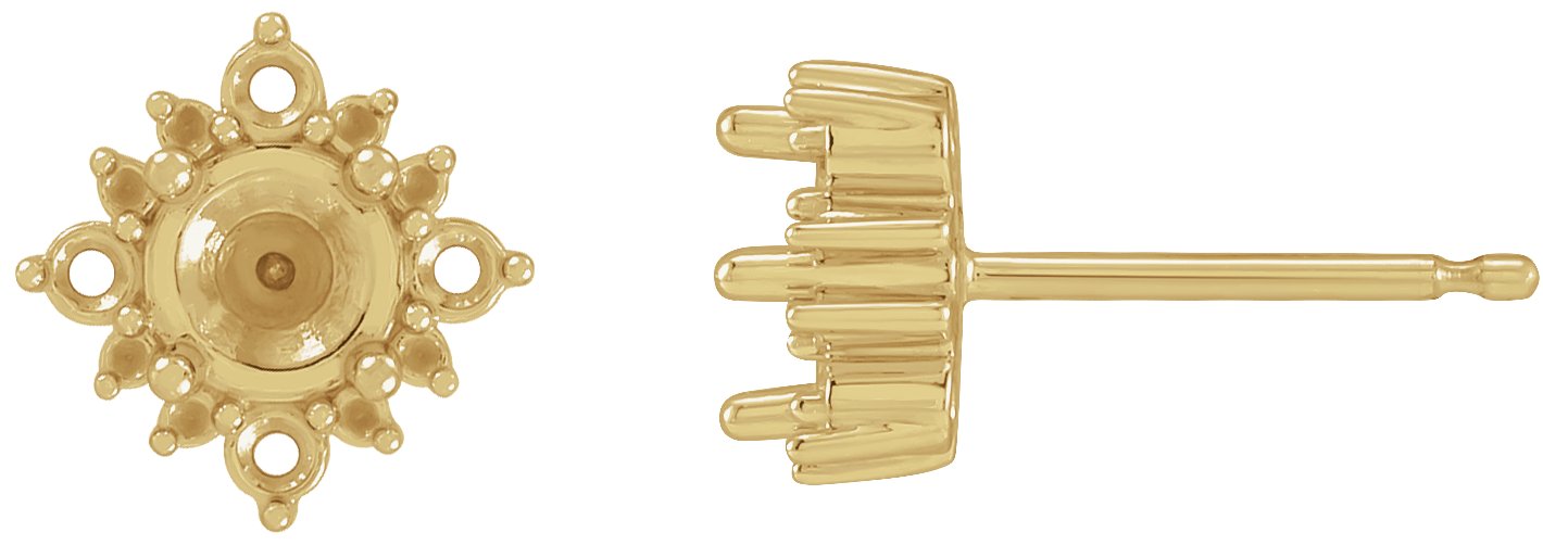Halo-Style Earrings