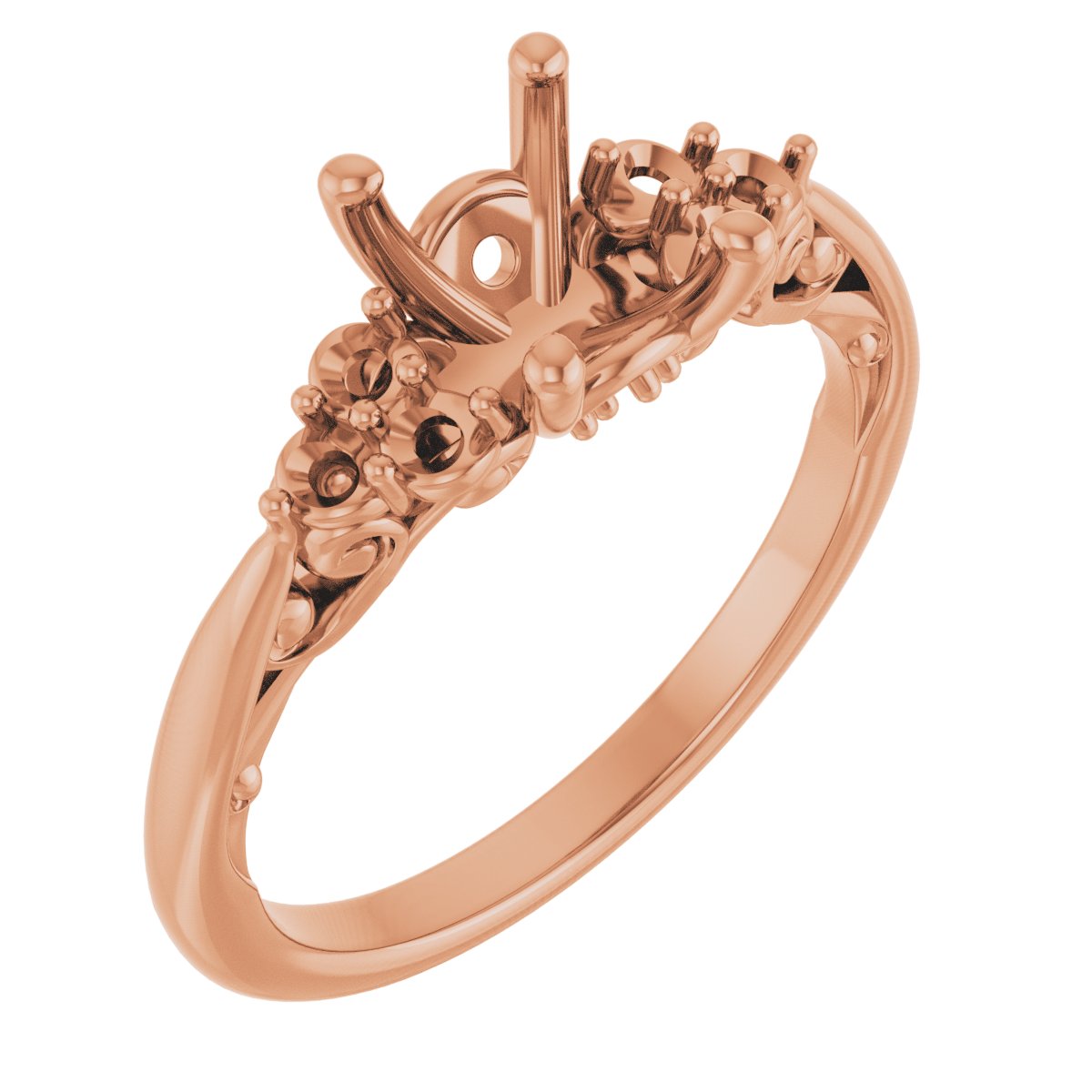 Accented Engagement Ring or Band