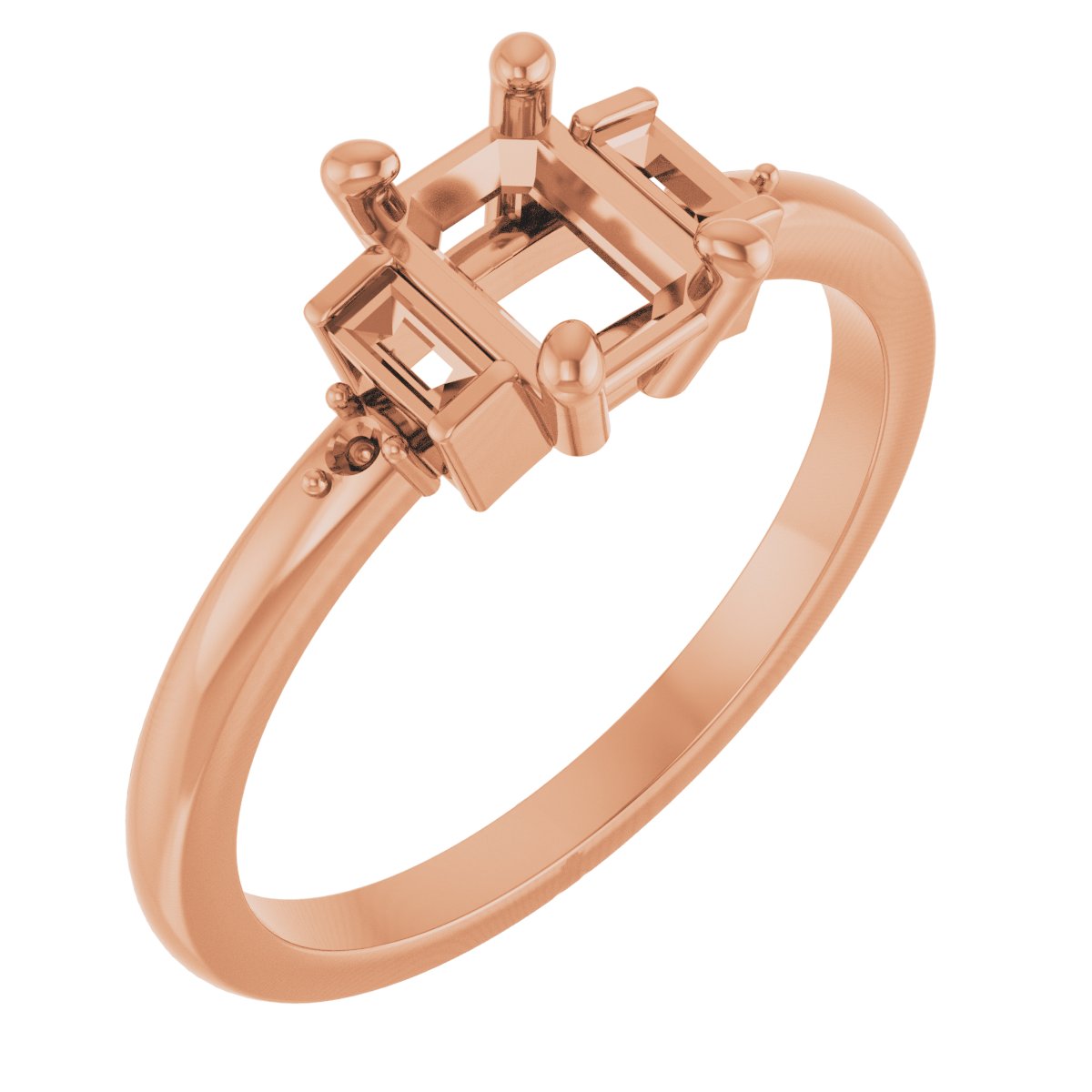 Accented Engagement Ring or Band