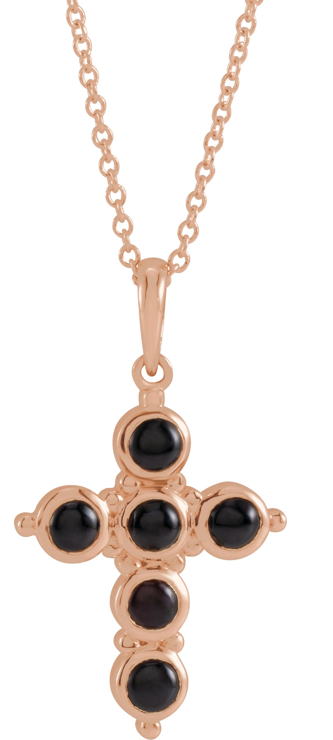 Cabochon Cross Necklace or Pendant