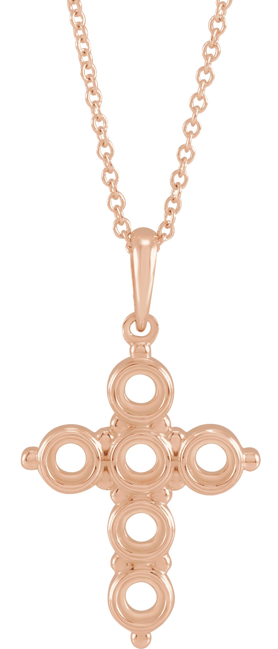 Cabochon Cross Necklace or Pendant