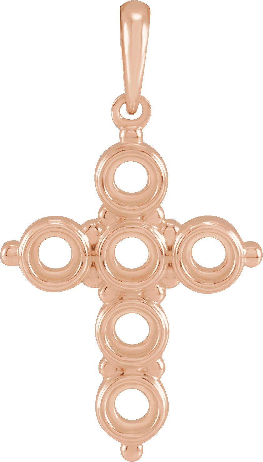 Cabochon Cross Necklace or Pendant