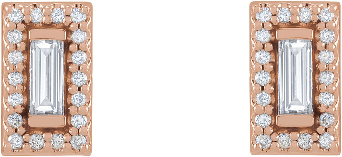 Alternative view of Halo-Style Earrings