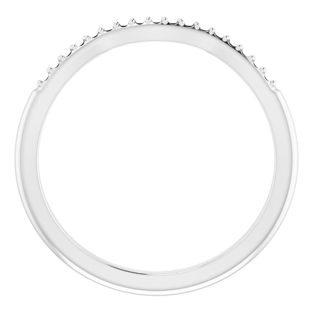 Band Mounting for 7x7 mm Heart Ring view 2