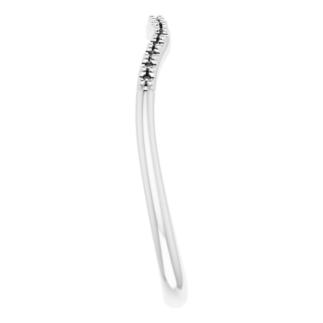 Band Mounting for 7x7 mm Heart Ring view 4