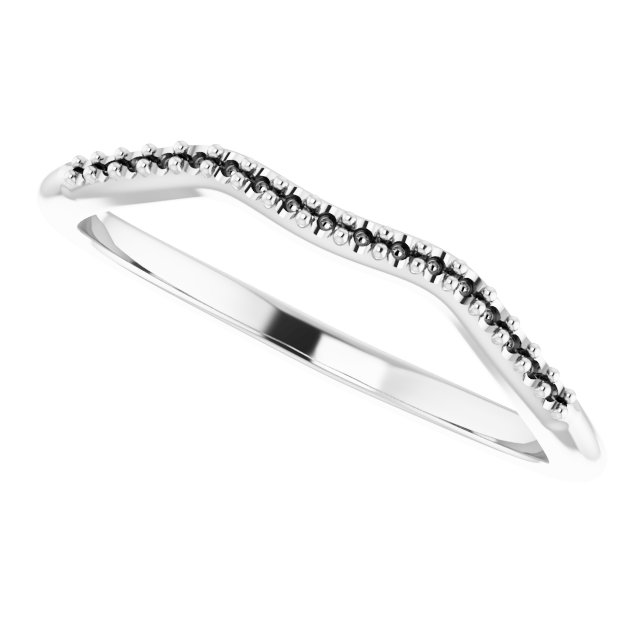 Band Mounting for 7x7 mm Heart Ring view 5