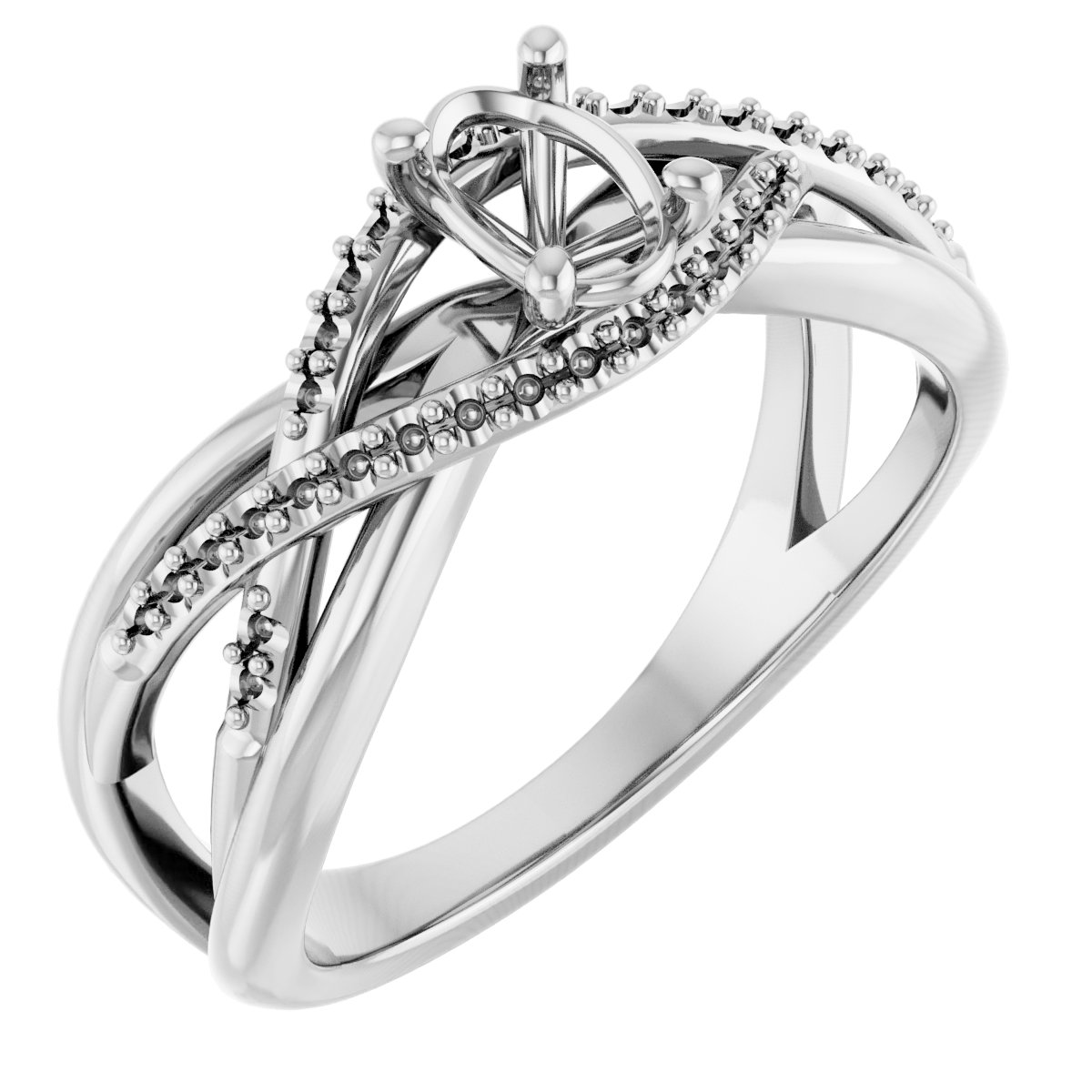 14k White Gold