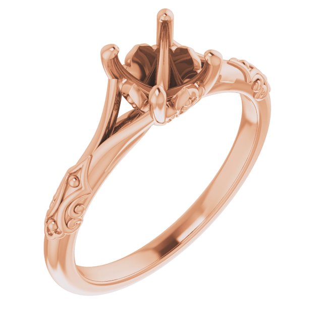Solitaire Sculptural Engagement Ring