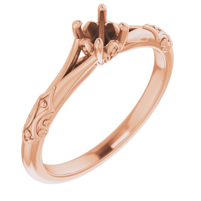 Solitaire Sculptural Engagement Ring
