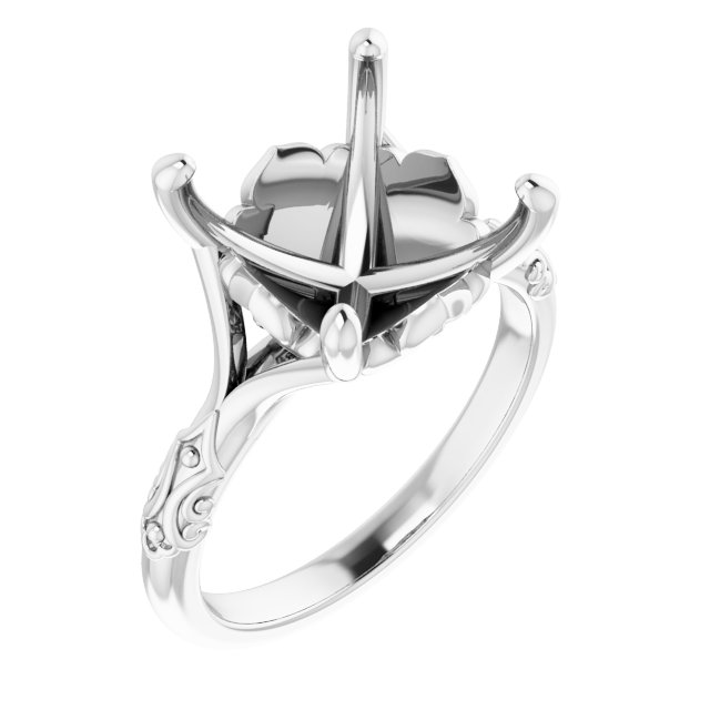 Solitaire Sculptural Engagement Ring