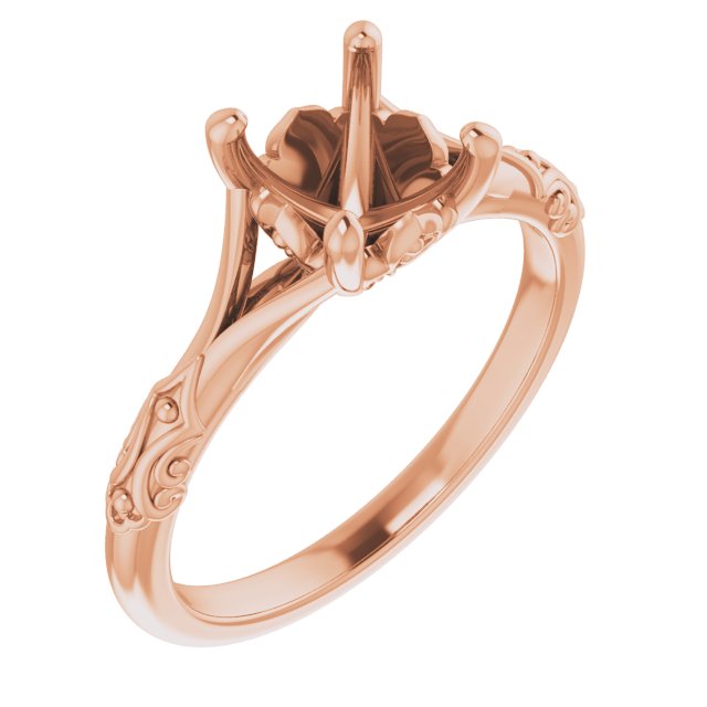 Solitaire Sculptural Engagement Ring